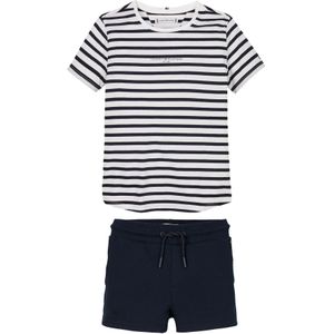 TOMMY HILFIGER Set  donkerblauw / wit