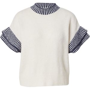 YAS Trui 'YASTELO'  crème / marine