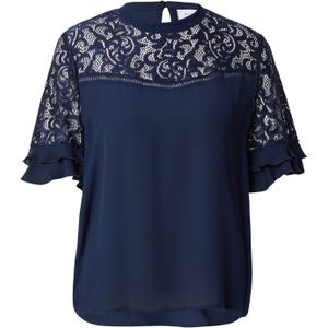 VILA Blouse 'VISHIMMER'  navy