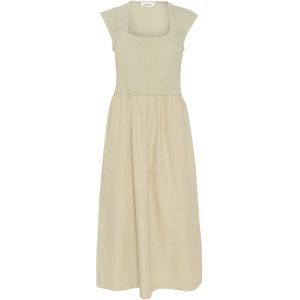 SOAKED IN LUXURY Jurk 'Simone'  olijfgroen