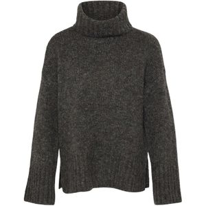 Vero Moda Petite Trui 'VMINGRID'  donkergrijs