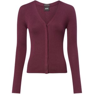BOSS Gebreid vest 'Friva'  bourgogne