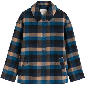 Seasalt Cornwall Tussenmantel  marine / oranje