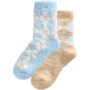 Next Sokken  camel / ecru / lichtblauw