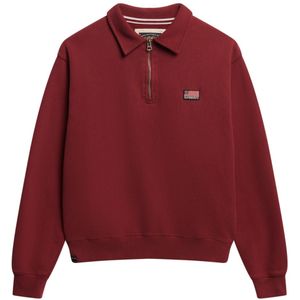 Superdry Sweatshirt  wijnrood / wit