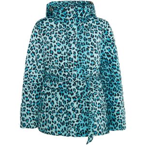 MYMO Winterjas  aqua / lichtblauw / zwart