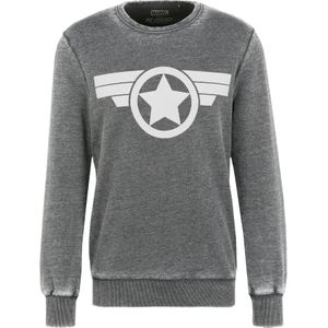 Recovered Sweatshirt 'Marvel Captain America'  grijs