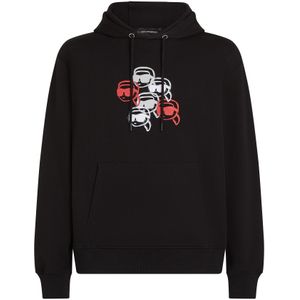 Karl Lagerfeld Sweatshirt  rood / zwart / wit