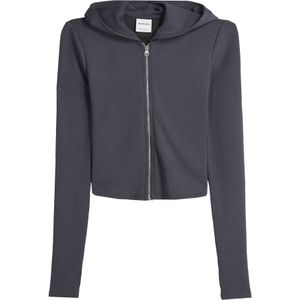 Bershka Sweatvest  donkergrijs