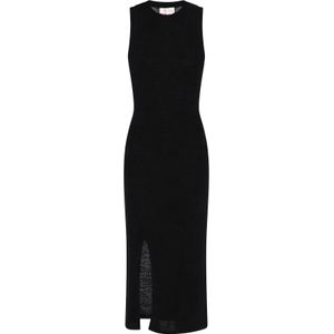 IZIA Gebreide jurk 'Boho'  zwart