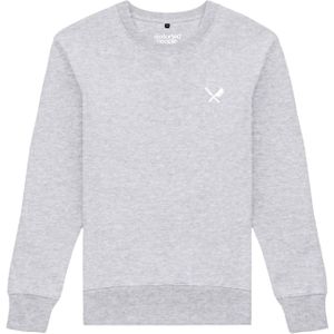 Distorted People Sweatshirt  grijs gemêleerd