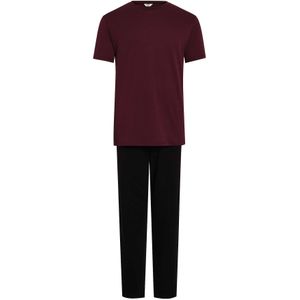 Dagi Pyjama lang  bordeaux / zwart