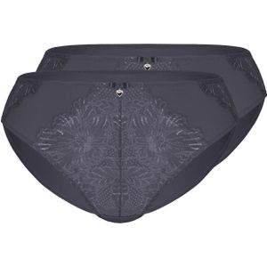 sassa Slip 'Beautiful Time'  antraciet