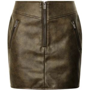 Pepe Jeans - PL901204 - Rok - Groen - Casual - Polyester