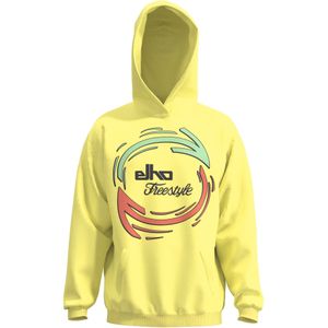 elho Sweatshirt 'Luzern 89'  citroengeel / lichtgroen / rood / zwart