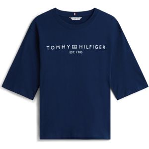 TOMMY HILFIGER Shirt  navy / wit