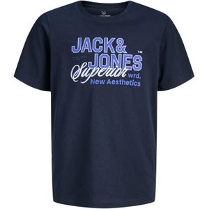 Jack & Jones Junior Shirt  navy / indigo / wit