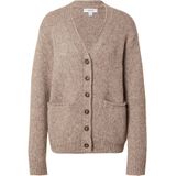 Tssille - Gebreid Vest - V-Hals - Lange Mouwen - Knoopsluiting - Long Line Fit