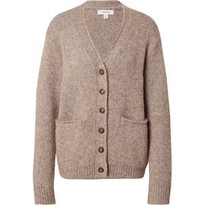 Tssille - Gebreid Vest - V-Hals - Lange Mouwen - Knoopsluiting - Long Line Fit