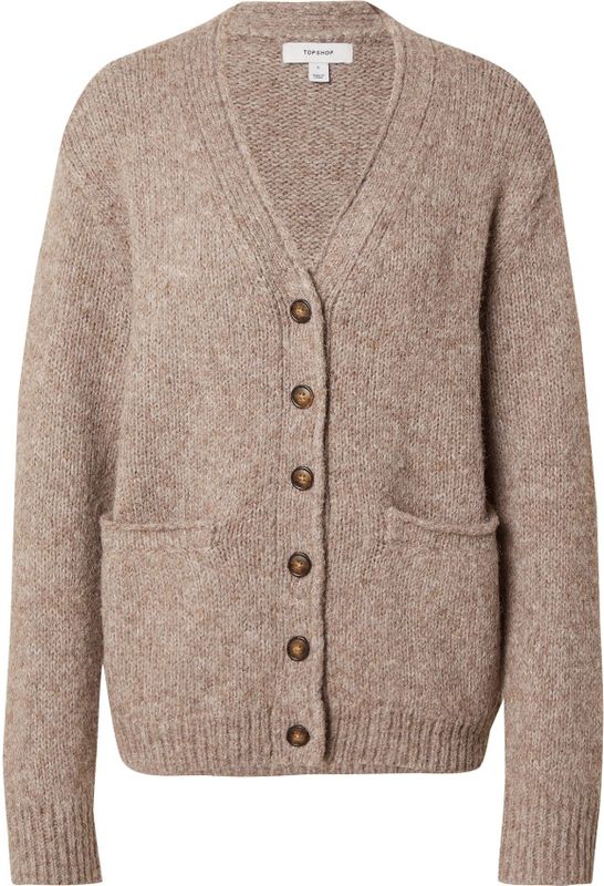 Tssille - Gebreid Vest - V-Hals - Lange Mouwen - Knoopsluiting - Long Line Fit