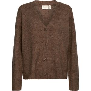 Fransa Gebreid vest 'FRELISE CAR 1'  bruin