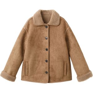 MANGO Wintermantel 'Dune'  brokaat