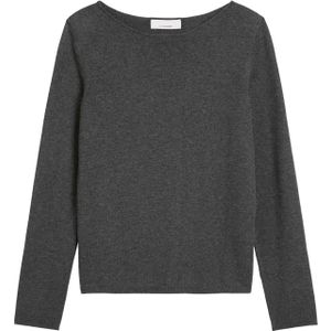 Marc O'Polo - Trui - Donkergrijs - Wol - Normale Pasvorm