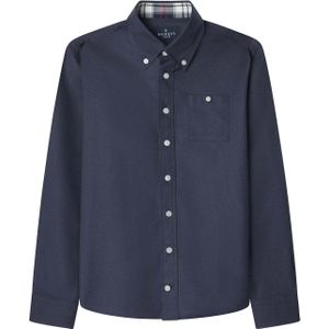 Hackett Londonvoor jongens. HK3000002 Multi marine overhemd (2años= 92cm), Casual, Feest, Katoen, Klassiek, Lange mouwen, Marineblauw, kinde