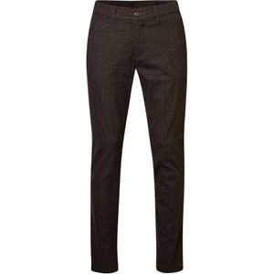 PIERRE CARDIN Broek 'Calais'  donkerbruin