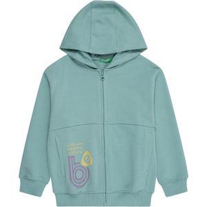 UNITED COLORS OF BENETTON Sweatvest  geel / mintgroen / lila