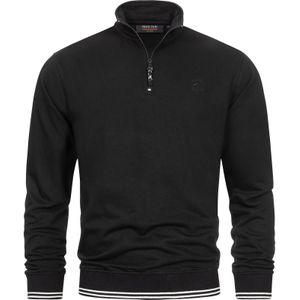 INDICODE JEANS Sweatshirt ' Nate '  zwart / wit