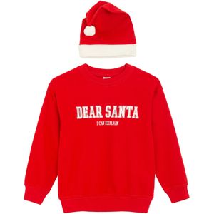 Cool Club Trui  rood / wit