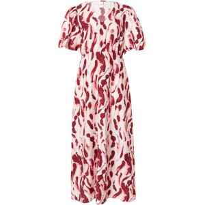 YAS Jurk 'YASNENO'  pastelroze / wijnrood