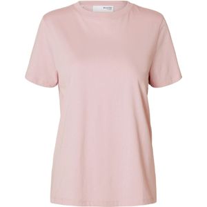 T-shirt - Effen - Jersey - Normale Pasvorm - Kwartmouw