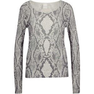 MADELEINE Trui  grijs / wolwit