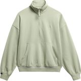 Superdry - Sweatshirt - Pastelgroen - Normale Pasvorm - Lange Mouw