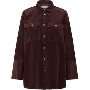 CULTURE Tussenjas 'CUBaela Klay'  chocoladebruin