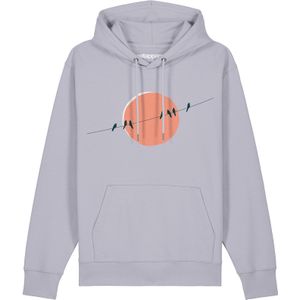 Watapparel Sweatshirt 'Countryside 01'  sering / abrikoos / zwart / wit