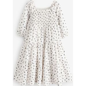 Next Jurk  ecru / nachtblauw