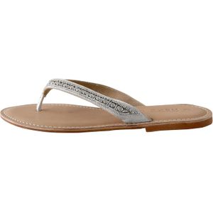 Next Teenslipper  lichtgrijs / zilver