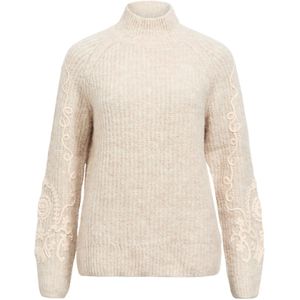 OBJECT Trui 'OBJLucia'  beige gemêleerd