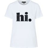 Shirt - Jersey - Ronde Hals - Normale Pasvorm - Kwartmouw - Tekst Print