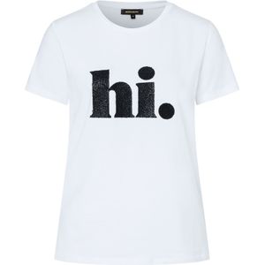 Shirt - Jersey - Ronde Hals - Normale Pasvorm - Kwartmouw - Tekst Print