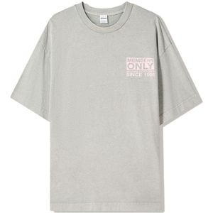 Bershka Shirt  lichtgrijs / rosa