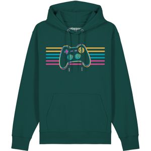 Watapparel Sweatshirt ' Retro Joystick '  petrol / gemengde kleuren