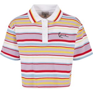 Karl Kani Shirt  lichtbruin / lila / rood / wit