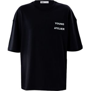 VAMOS CLO Shirt  zwart / wit