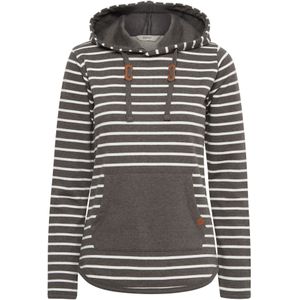 Oxmo Sweatshirt 'Carina'  bruin / grijs / wit