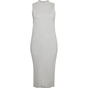 IPARO Gebreide jurk  lichtgrijs