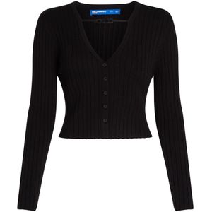 KARL LAGERFELD JEANS Gebreid vest  zwart